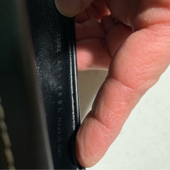 Bally Women’s Black Leather Penny Loafer Heels | Size 11 US | Classic Block Heel - Picture 8 of 10